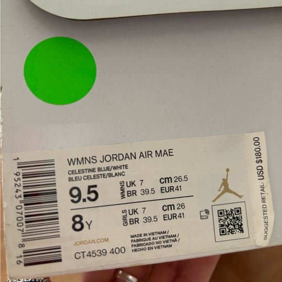 Jordan Air Mae
Celestine Blue (Women's) - Picture 5 of 16